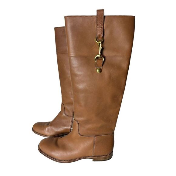 Coach Martta Soft Leather Riding Equestrian Brown Boots Size 7 B MSRP $295 - Picture 2 of 12